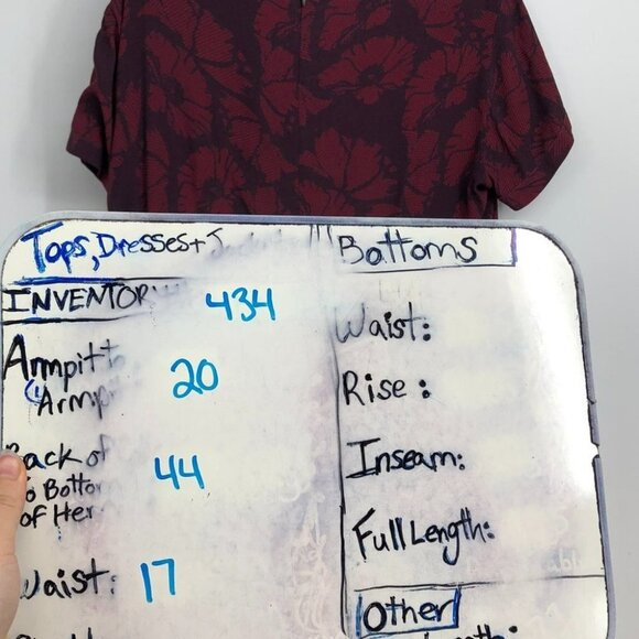 Signal Clothing maroon short sleeve midi floral winetasting Dress Danish EU 40 - Picture 13 of 14